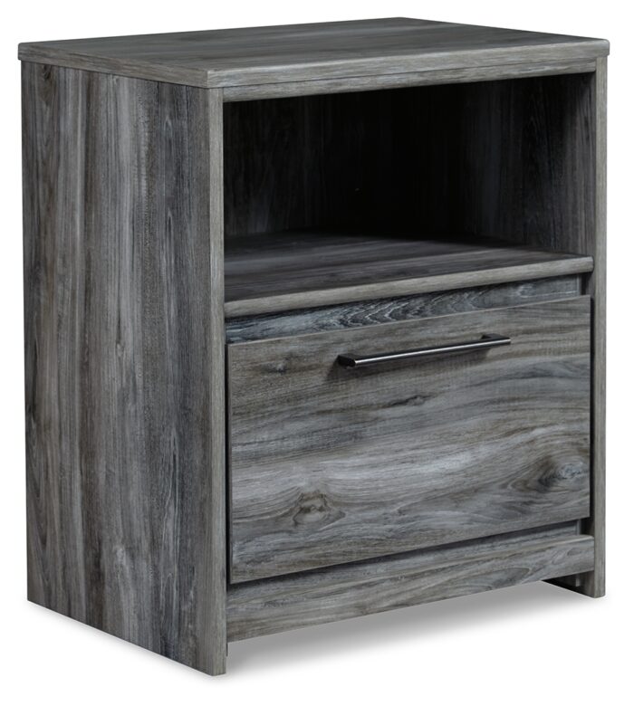 Baystorm Queen Panel Storage Bed with Mirrored Dresser and Nightstand product image