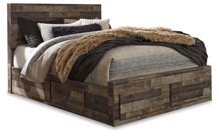 Derekson Queen Panel Bed with 6 Storage Drawers product image