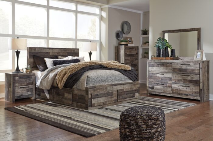 Derekson Full Panel Bed with 6 Storage Drawers product image