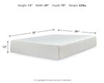 Chime 12 Inch Memory Foam Queen Mattress in a Box product image