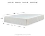 Chime 12 Inch Memory Foam California King Mattress in a Box product image