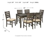 Rokane Dining Table and Chairs (Set of 7) product image