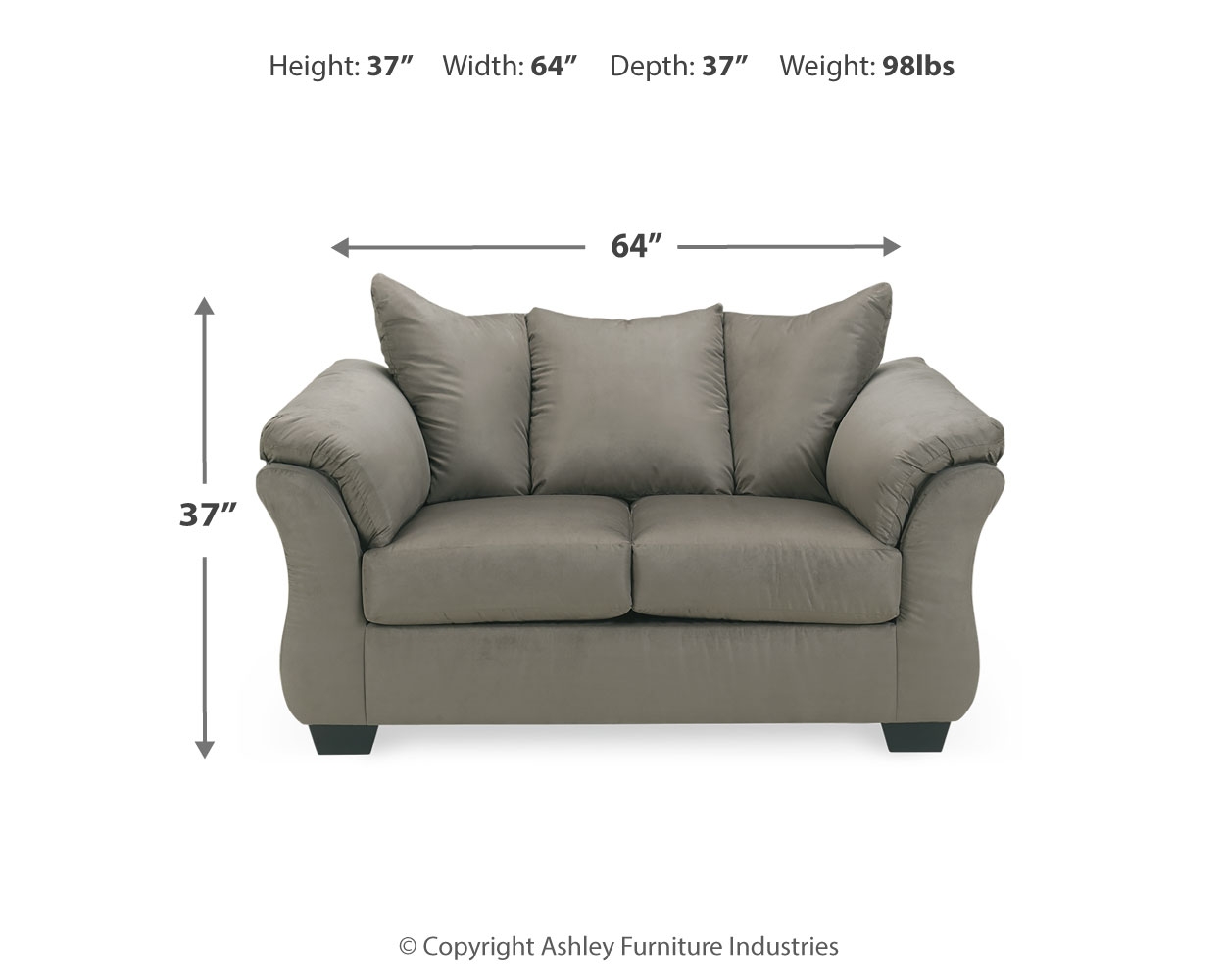 Darcy Loveseat Darcy Loveseat product image