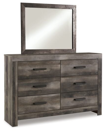 Wynnlow Queen Panel Bed with Mirrored Dresser and Nightstand product image