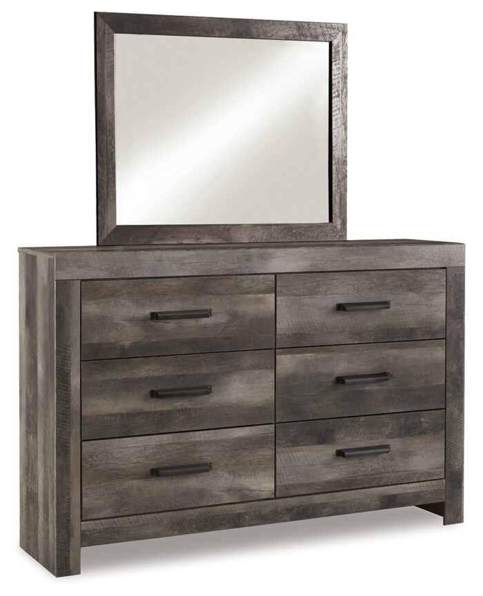 Wynnlow Queen Panel Bed with Mirrored Dresser and Nightstand product image