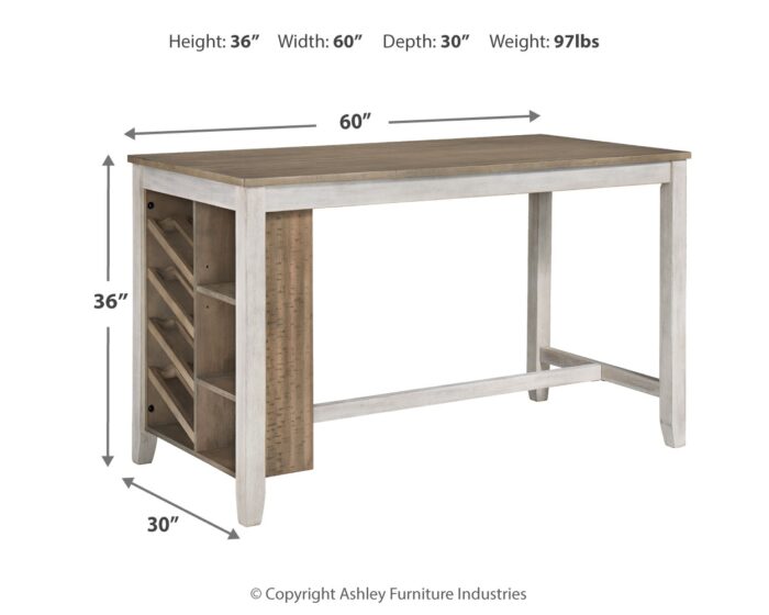 Skempton Counter Height Dining Table and 4 Barstools product image