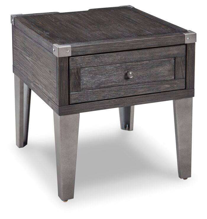 Todoe End Table with USB Ports & Outlets product image