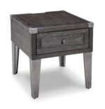 Todoe End Table with USB Ports & Outlets product image