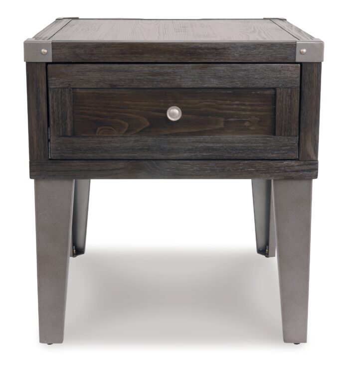 Todoe End Table with USB Ports & Outlets product image