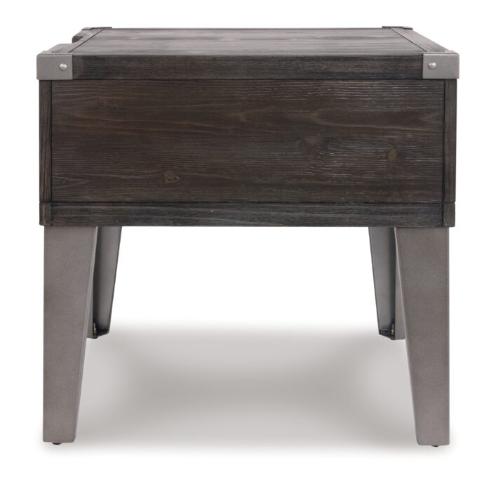 Todoe End Table with USB Ports & Outlets product image
