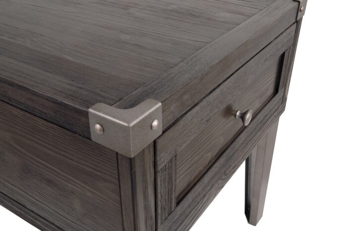 Todoe End Table with USB Ports & Outlets product image