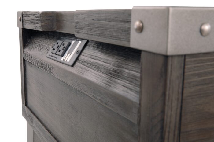 Todoe End Table with USB Ports & Outlets product image