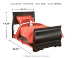 Huey Vineyard Twin Sleigh Bed product image