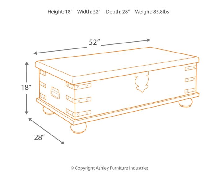 Carynhurst Coffee Table with Lift Top product image