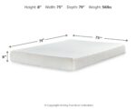 Chime 8 Inch Memory Foam King Mattress in a Box product image