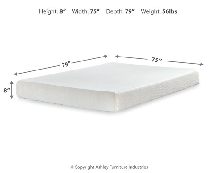 Chime 8 Inch Memory Foam King Mattress in a Box product image