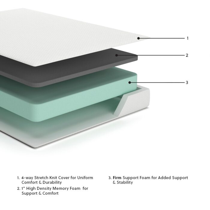 Chime 8 Inch Memory Foam King Mattress in a Box product image