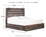 Drystan King Panel Bed with 2 Storage Drawers product image