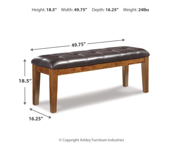 Ralene Dining Table and 4 Chairs and Bench product image
