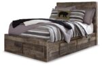 Derekson Full Panel Bed with 6 Storage Drawers product image