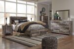 Derekson Queen Panel Bed with 2 Storage Drawers product image