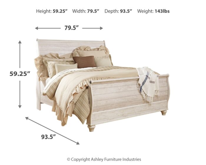 Willowton King Sleigh Bed product image