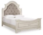 Realyn Queen Bed with Mirrored Dresser and Nightstand product image