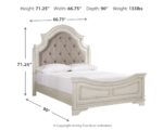 Realyn Queen Upholstered Panel Bed product image