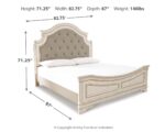 Realyn King Upholstered Panel Bed product image