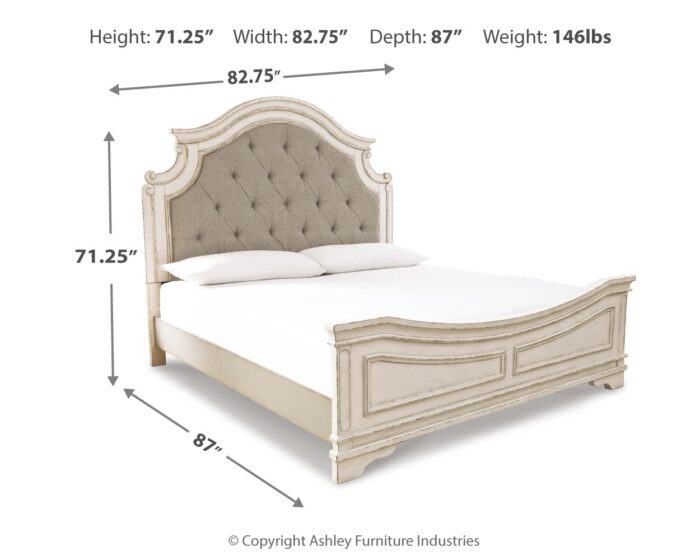 Realyn King Upholstered Panel Bed product image