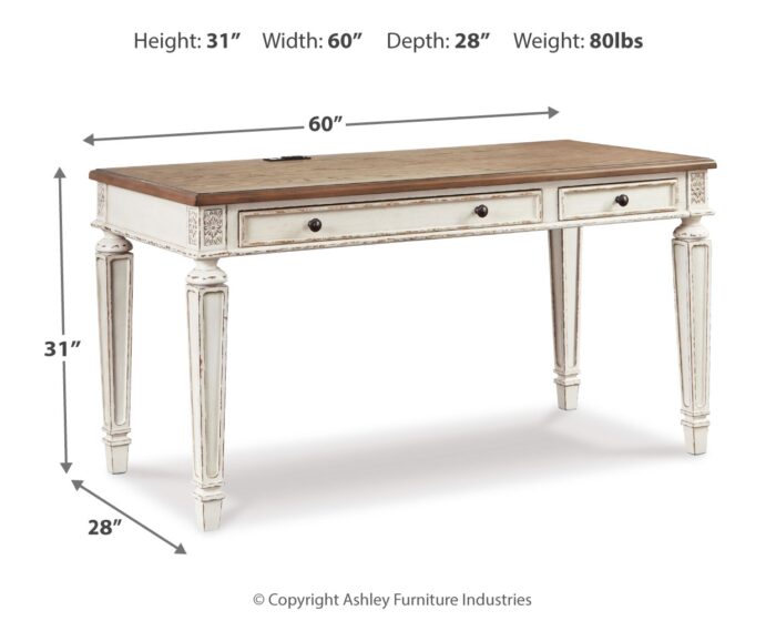 Realyn 60" Home Office Desk product image