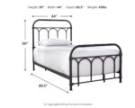 Nashburg Twin Metal Bed product image