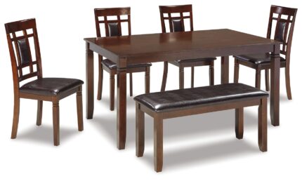 Bennox Dining Table and Chairs with Bench (Set of 6) product image