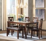 Bennox Dining Table and Chairs with Bench (Set of 6) product image