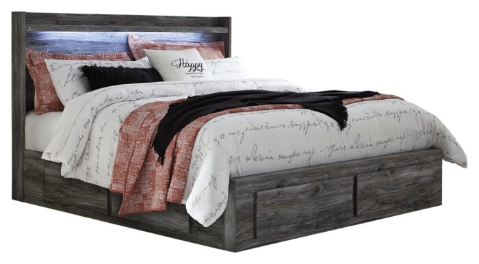 Baystorm King Panel Bed with 4 Storage Drawers product image