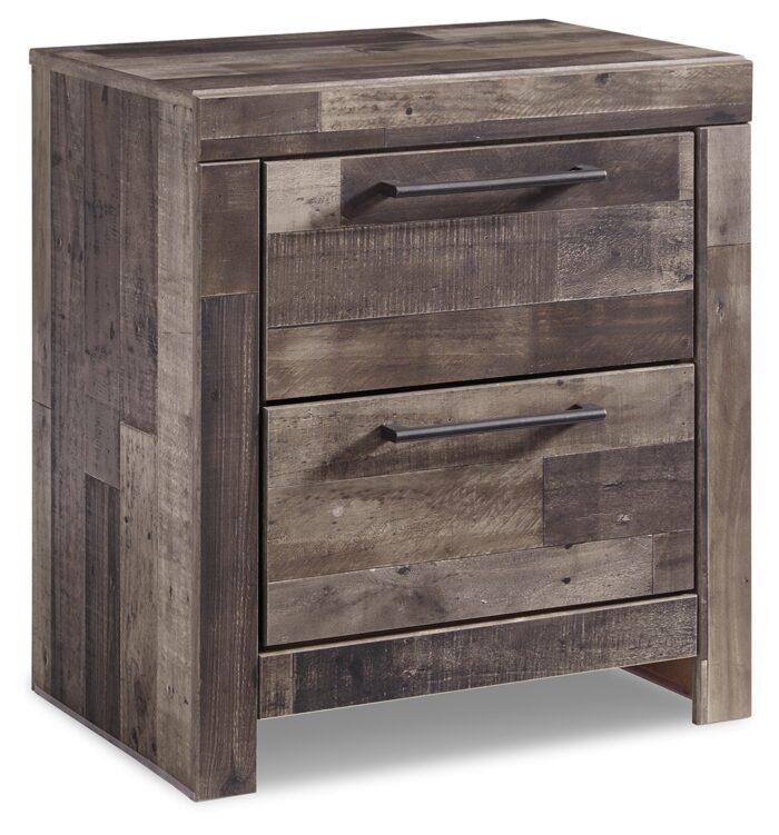 Derekson Queen Bed with Mirrored Dresser and Nightstand product image