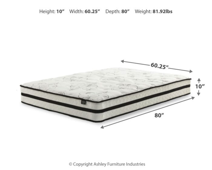 Chime 10 Inch Hybrid Twin Mattress in a Box product image