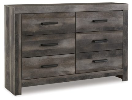 Wynnlow King Panel Bed with Mirrored Dresser and Nightstand product image