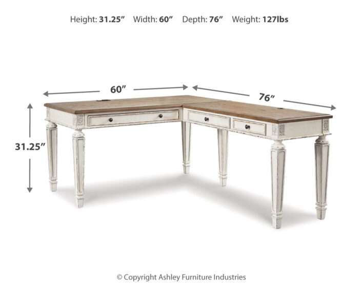 Realyn 2-Piece Home Office Desk product image
