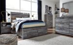 Baystorm Full Panel Bed with 4 Storage Drawers product image