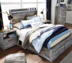 Baystorm Full Panel Bed with 4 Storage Drawers product image