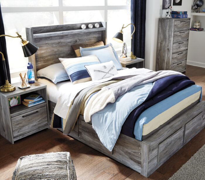 Baystorm Full Panel Bed with 4 Storage Drawers product image