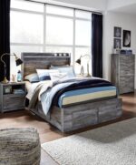 Baystorm Full Panel Bed with 4 Storage Drawers product image