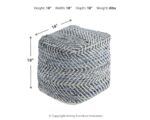 Chevron Pouf product image