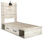 Cambeck Twin Panel Bed with 4 Storage Drawers product image