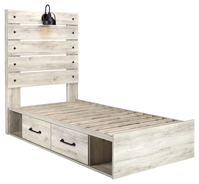 Cambeck Twin Panel Bed with 4 Storage Drawers product image