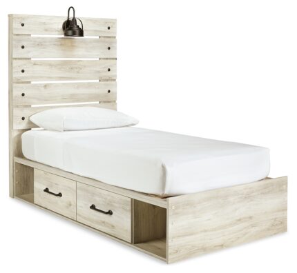 Cambeck Twin Panel Bed with 2 Storage Drawers product image