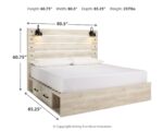 Cambeck King Panel Bed with 2 Storage Drawers product image