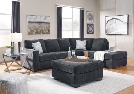 Altari 2-Piece Sectional and Ottoman - Ashley Direct
