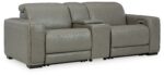 Correze 3-Piece Power Reclining Sectional Loveseat product image Correze 3-Piece Power Reclining Sectional Loveseat https://ashleyfurniture.scene7.com/is/image/AshleyFurniture/U94202-58-57-62-CLSD-SET-10X8-CROP?scl=1&printres=300